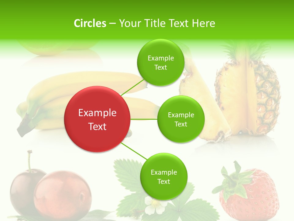 Fruit Yellow Collection PowerPoint Template