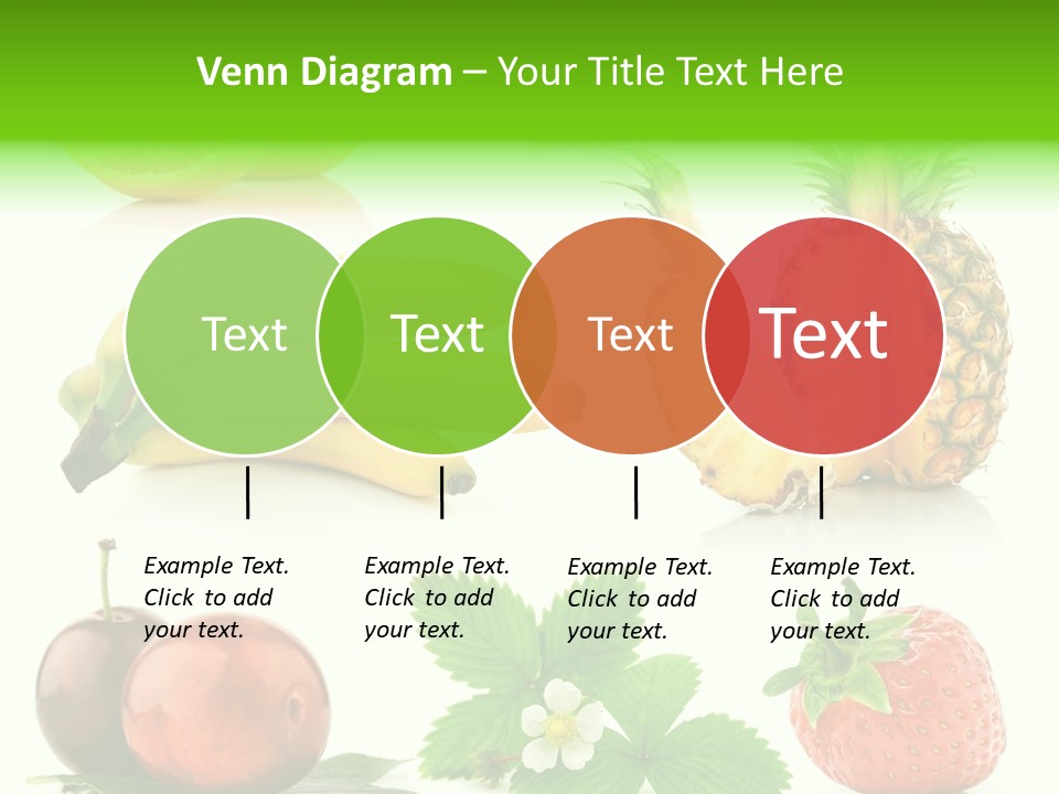 Fruit Yellow Collection PowerPoint Template