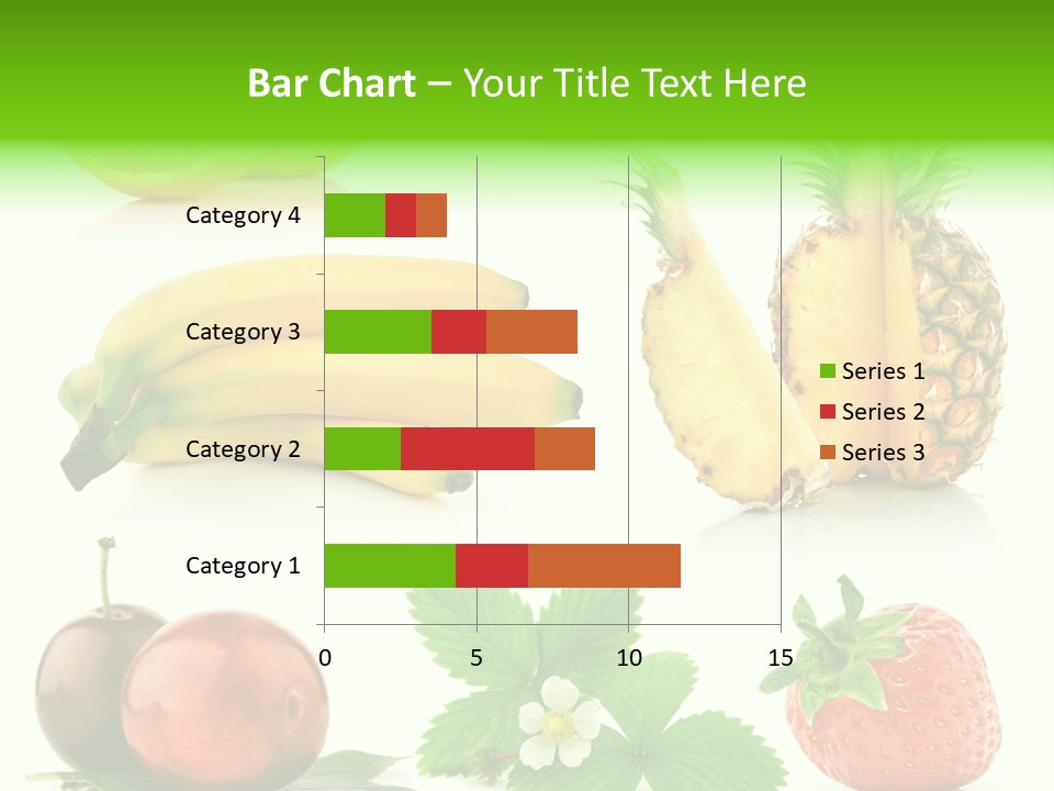 Fruit Yellow Collection PowerPoint Template