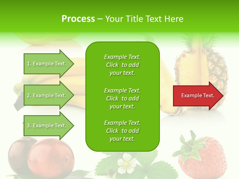 Fruit Yellow Collection PowerPoint Template
