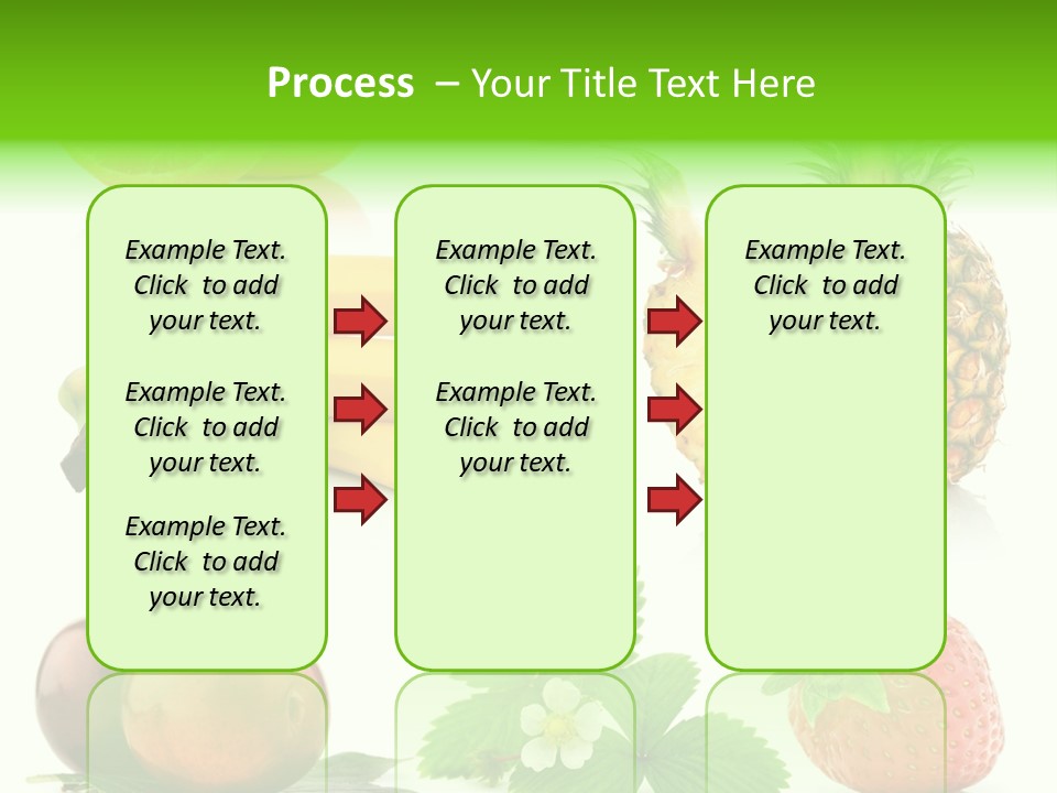 Fruit Yellow Collection PowerPoint Template