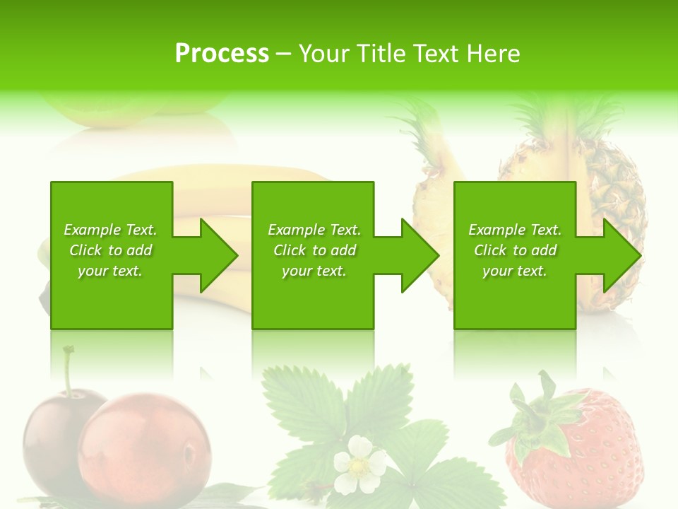 Fruit Yellow Collection PowerPoint Template
