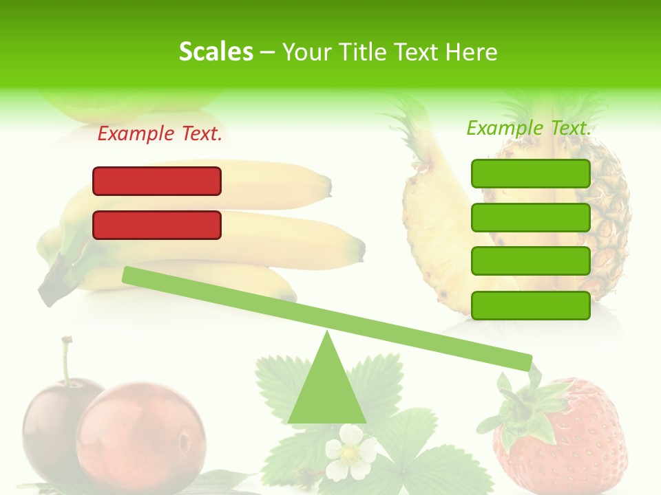 Fruit Yellow Collection PowerPoint Template