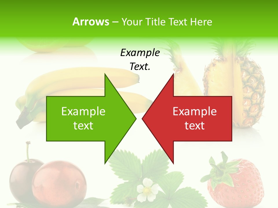 Fruit Yellow Collection PowerPoint Template