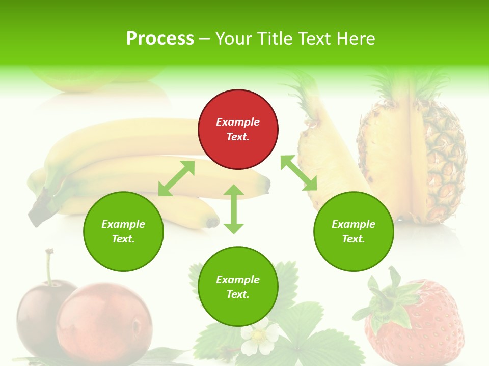 Fruit Yellow Collection PowerPoint Template