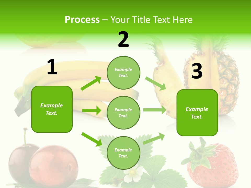 Fruit Yellow Collection PowerPoint Template