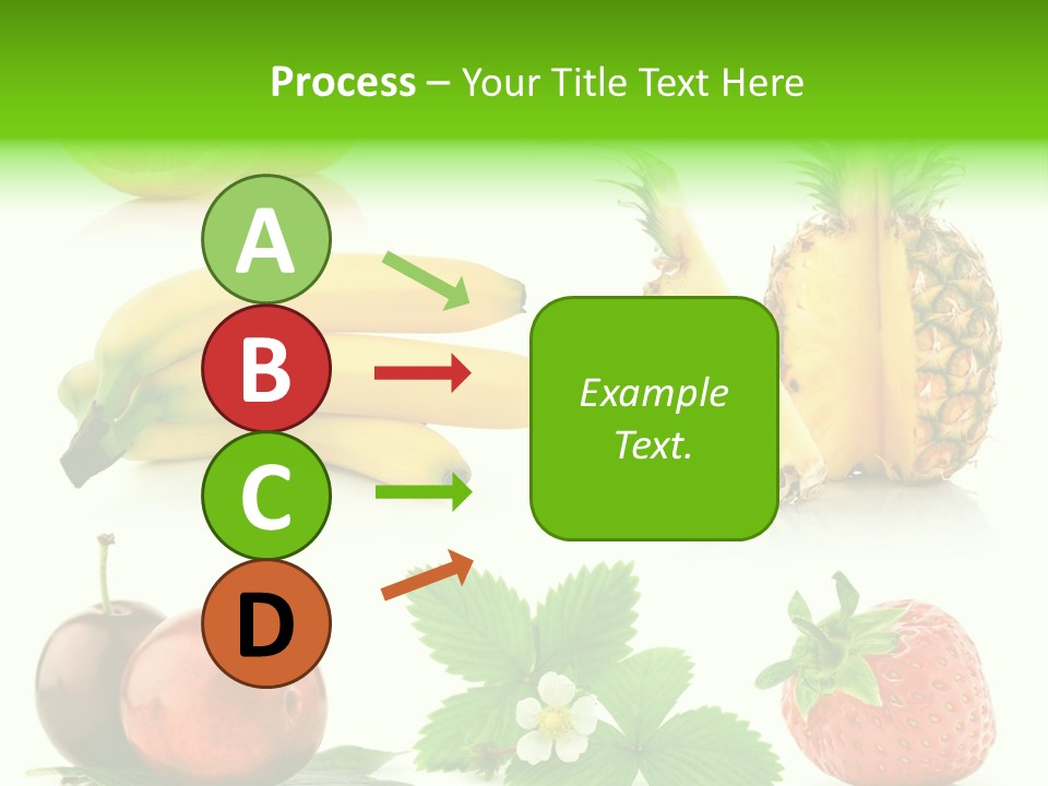 Fruit Yellow Collection PowerPoint Template