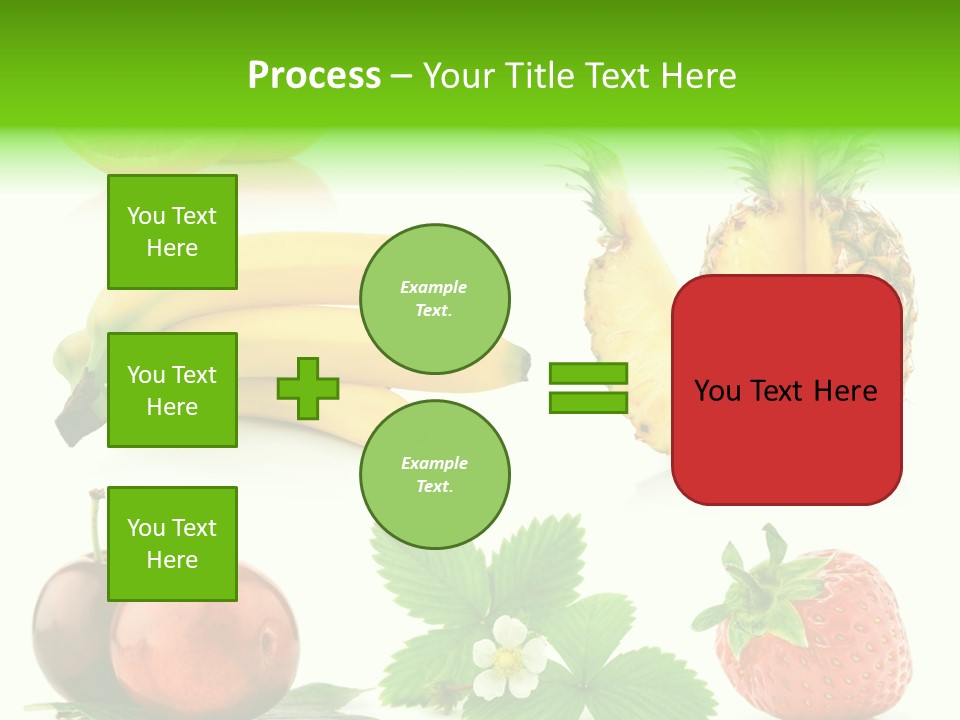 Fruit Yellow Collection PowerPoint Template