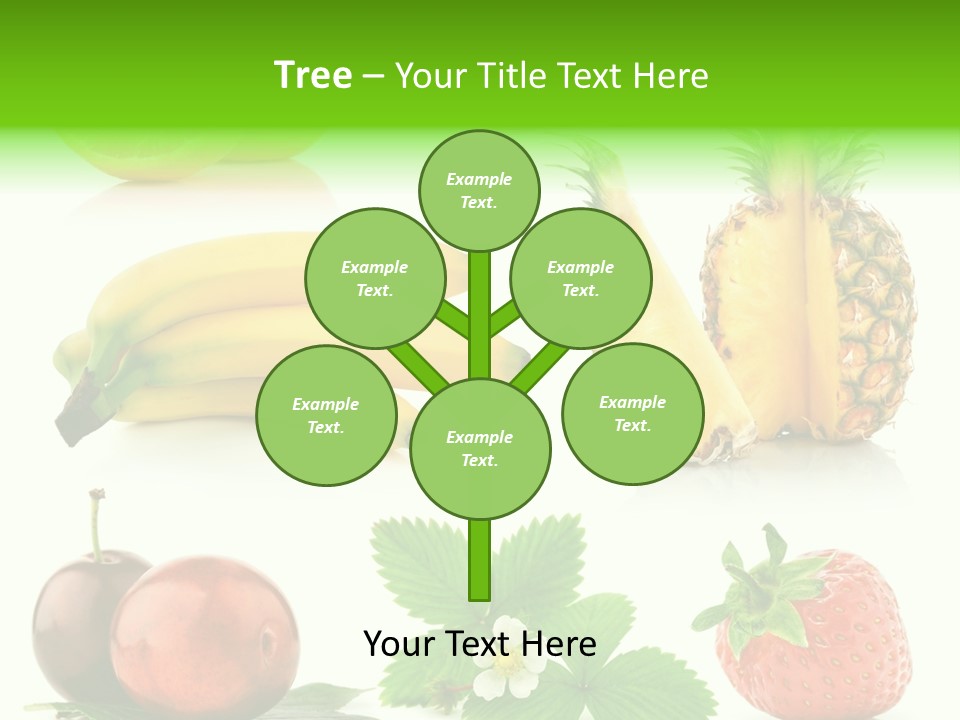 Fruit Yellow Collection PowerPoint Template