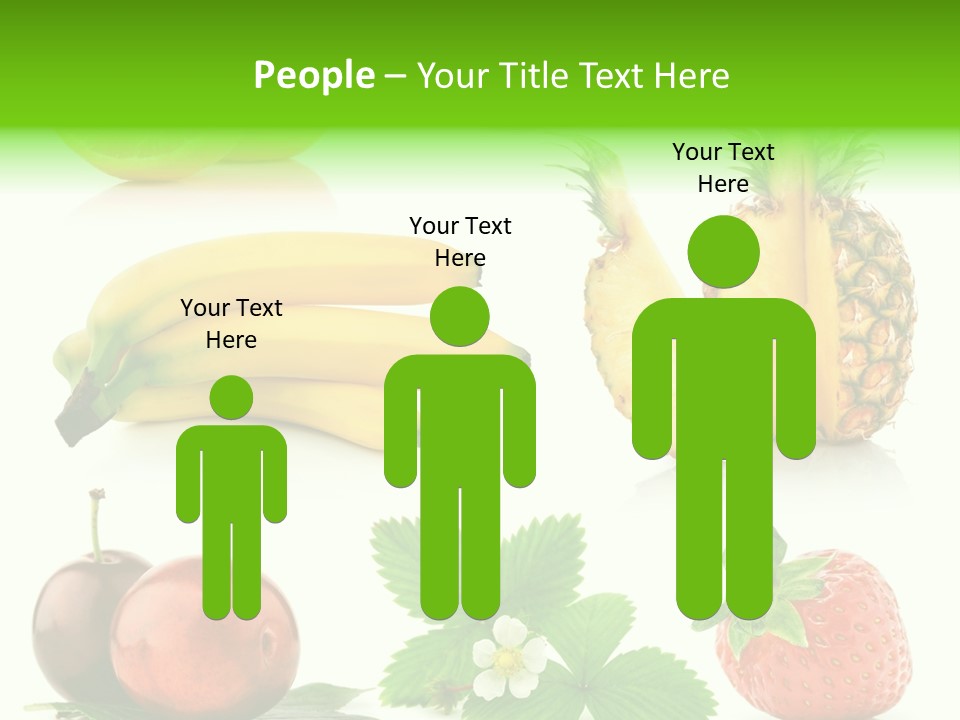 Fruit Yellow Collection PowerPoint Template