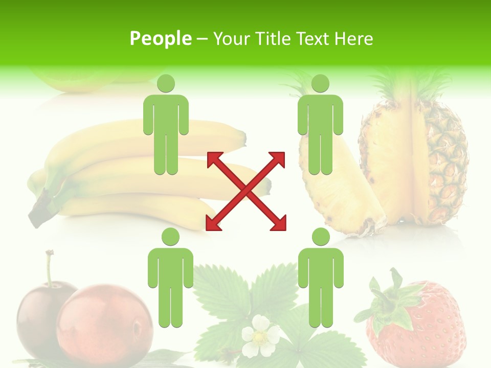 Fruit Yellow Collection PowerPoint Template