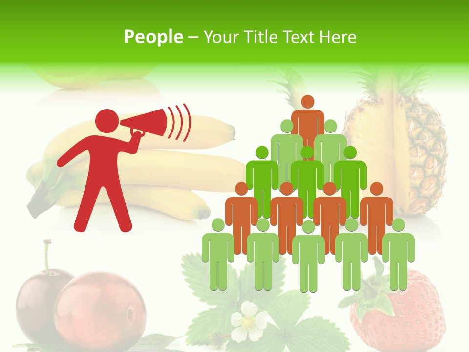 Fruit Yellow Collection PowerPoint Template