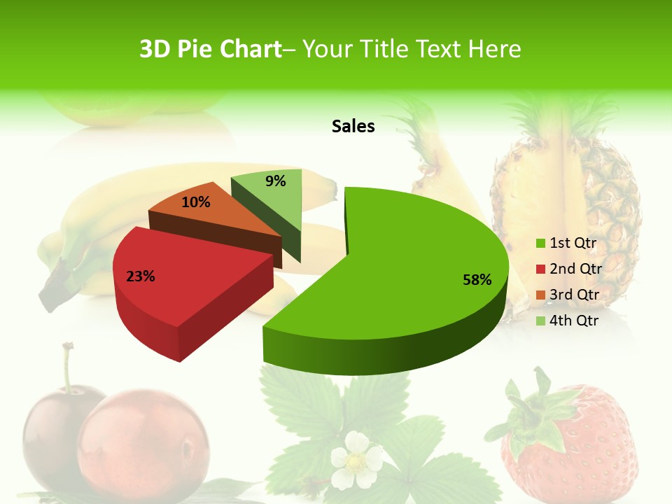 Fruit Yellow Collection PowerPoint Template