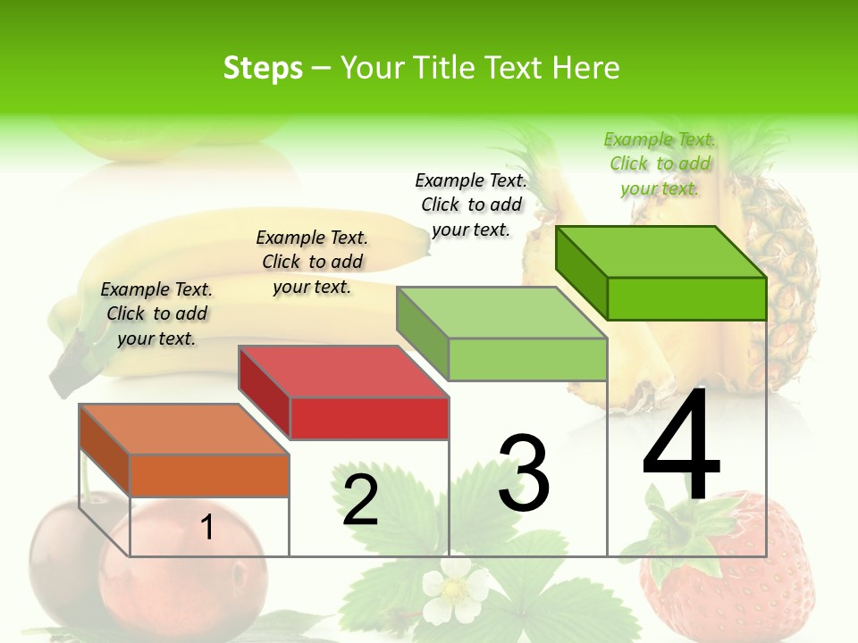 Fruit Yellow Collection PowerPoint Template