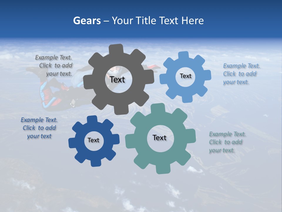 Haze Sport Fly PowerPoint Template