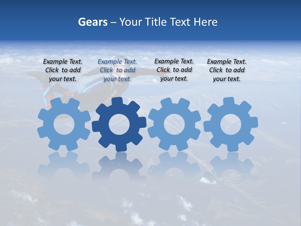 Haze Sport Fly PowerPoint Template