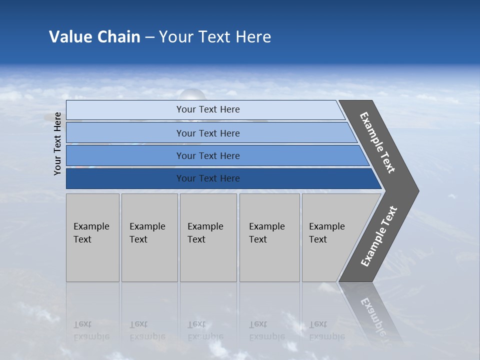 Haze Sport Fly PowerPoint Template