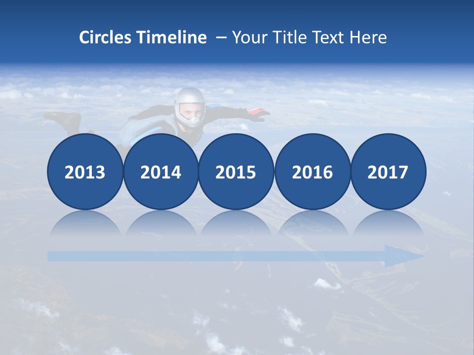 Haze Sport Fly PowerPoint Template