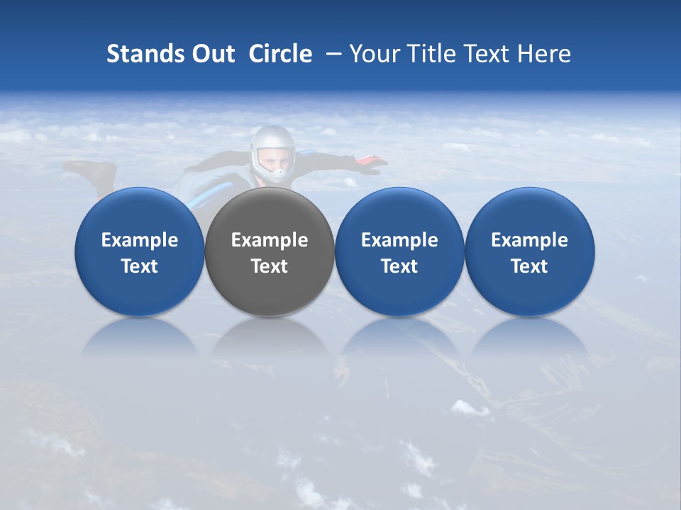 Haze Sport Fly PowerPoint Template