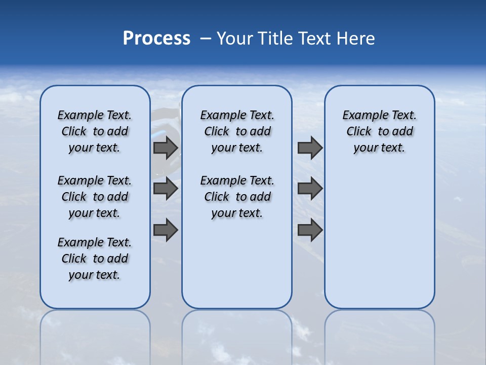 Haze Sport Fly PowerPoint Template