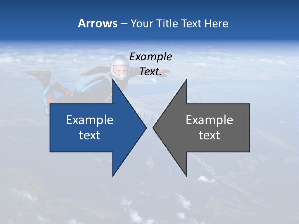 Haze Sport Fly PowerPoint Template