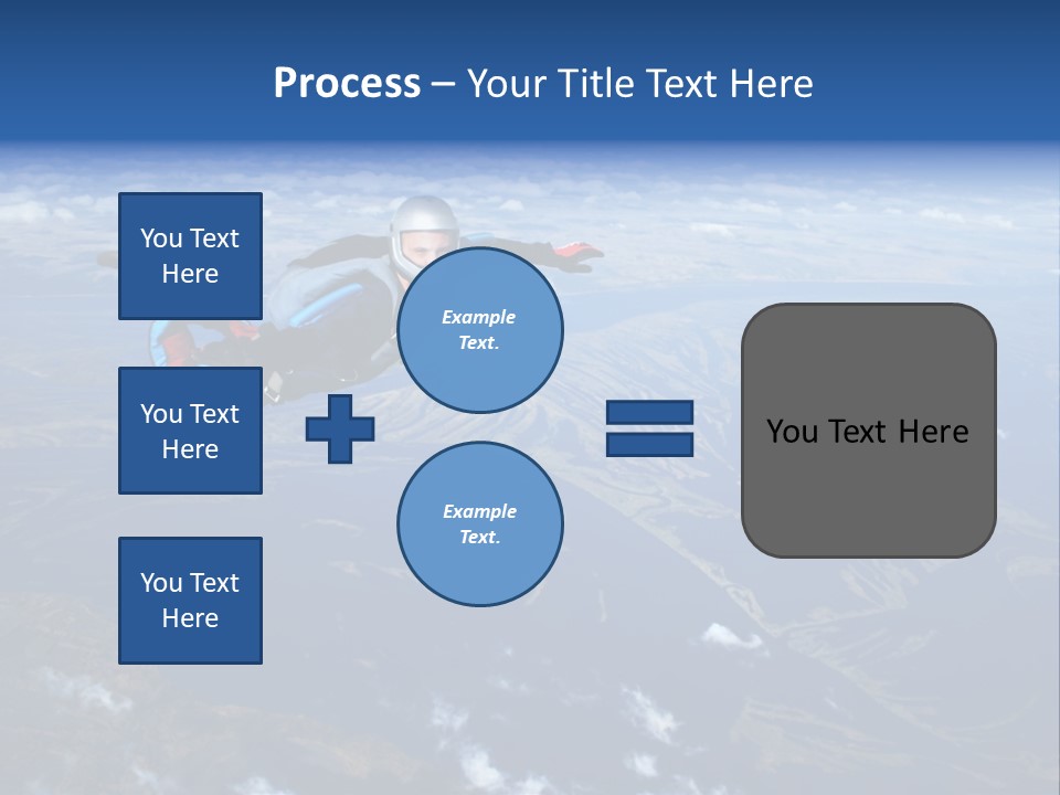 Haze Sport Fly PowerPoint Template