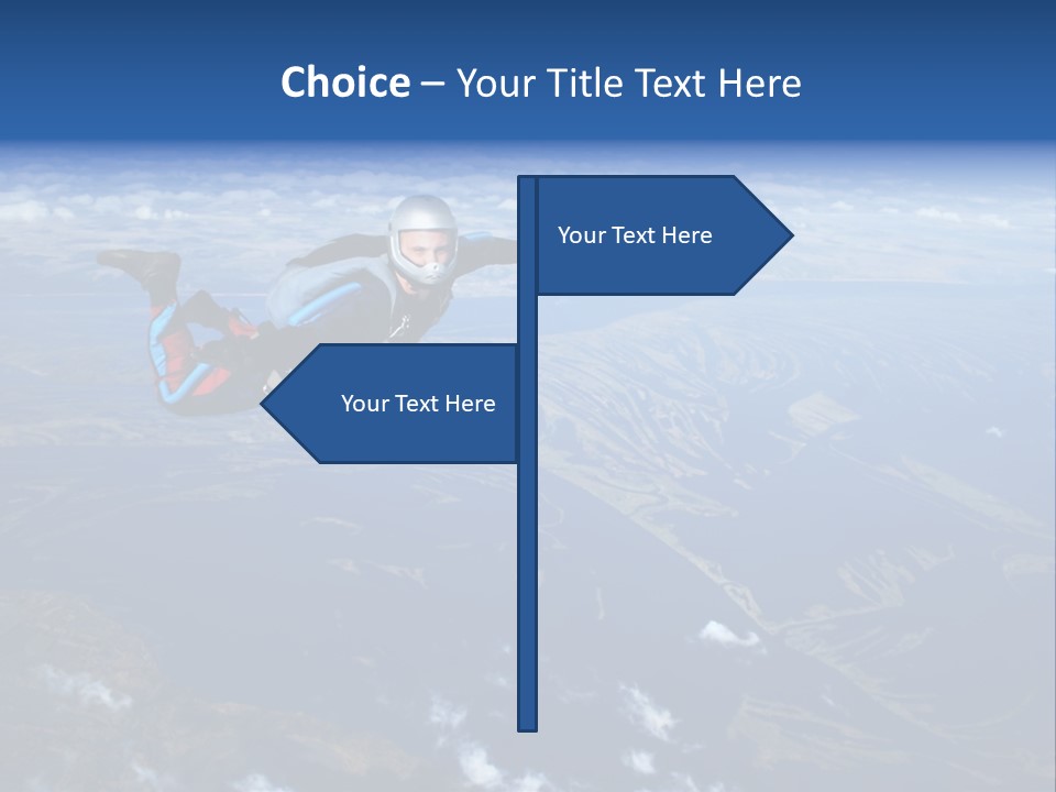 Haze Sport Fly PowerPoint Template