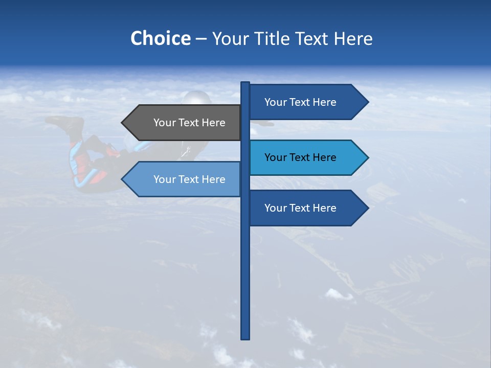Haze Sport Fly PowerPoint Template