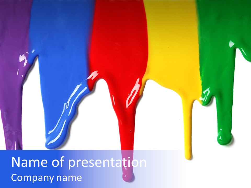 Creativity Material Colour PowerPoint Template