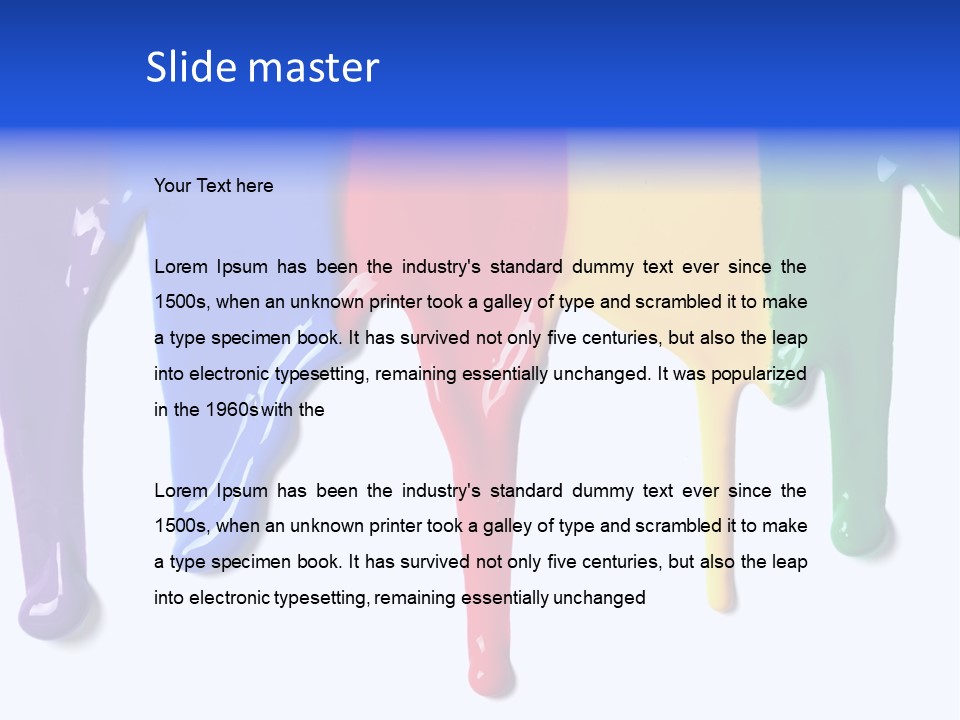 Creativity Material Colour PowerPoint Template