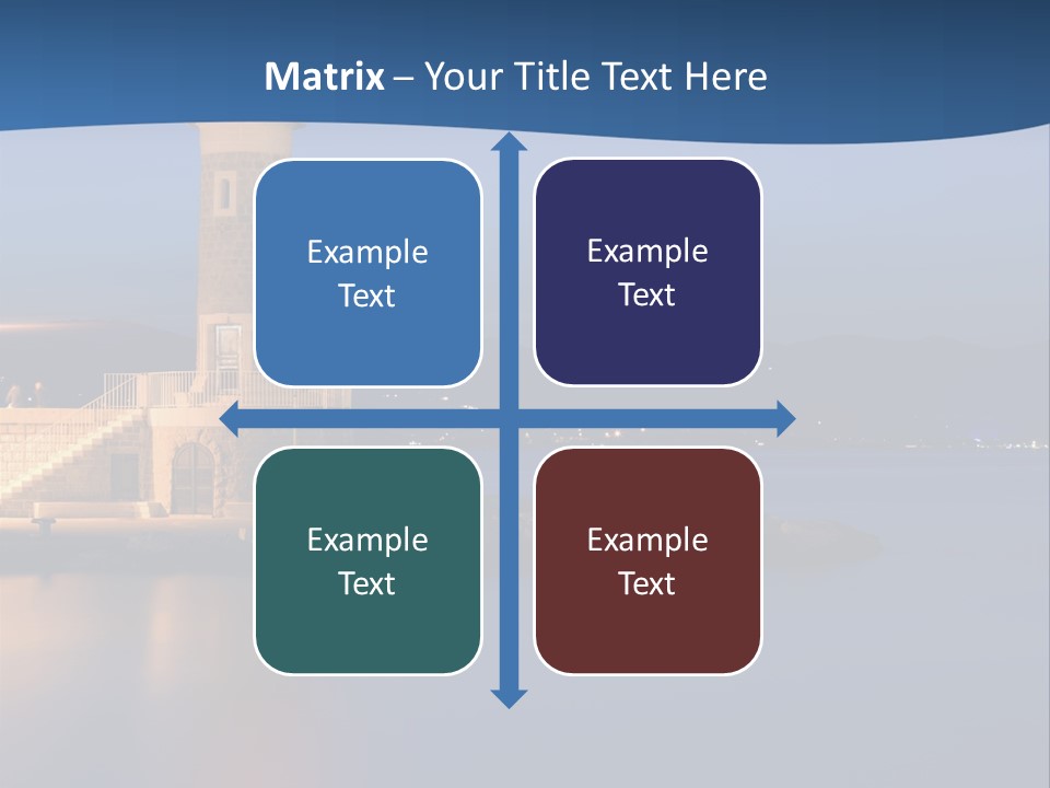 Waves Spotlight Tourism PowerPoint Template