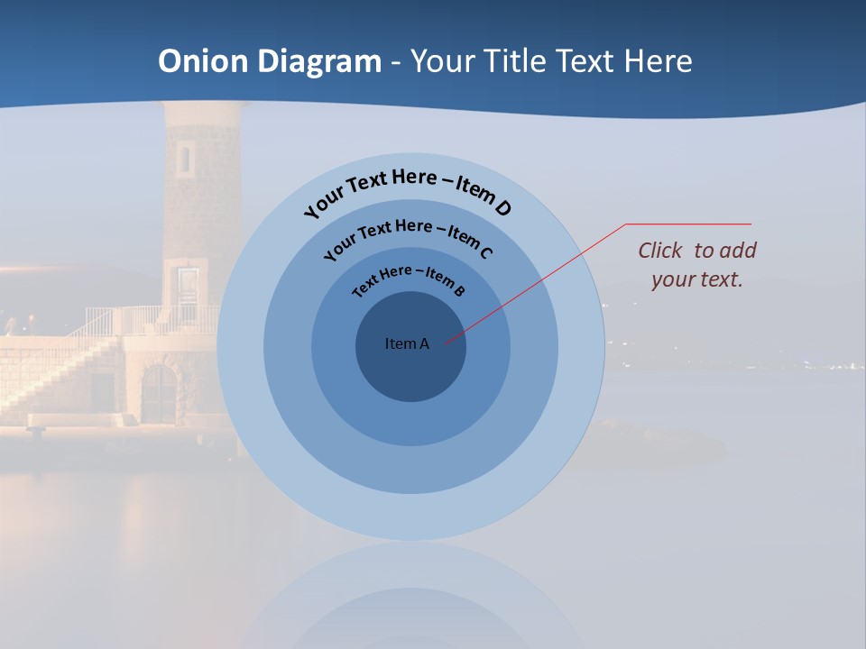 Waves Spotlight Tourism PowerPoint Template