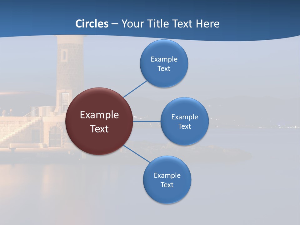 Waves Spotlight Tourism PowerPoint Template