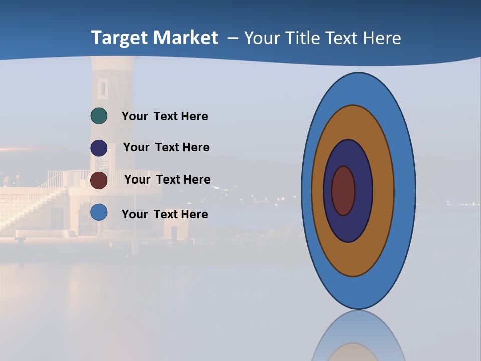 Waves Spotlight Tourism PowerPoint Template