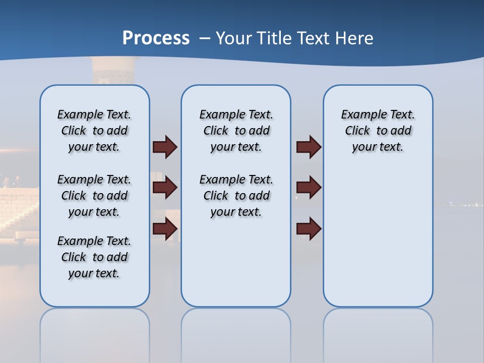 Waves Spotlight Tourism PowerPoint Template