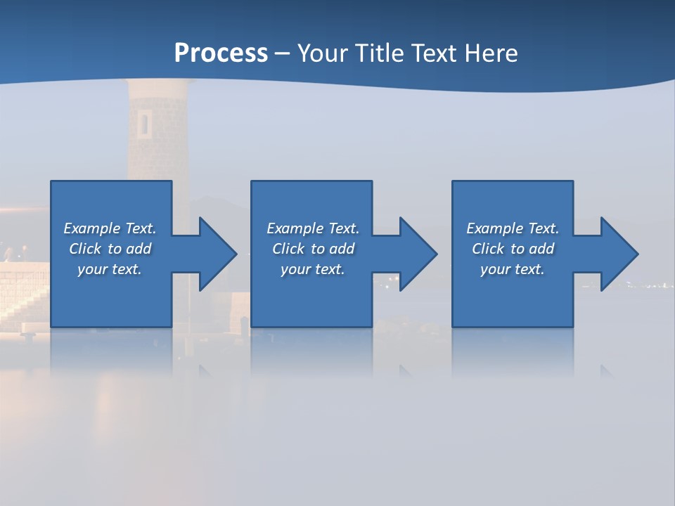 Waves Spotlight Tourism PowerPoint Template