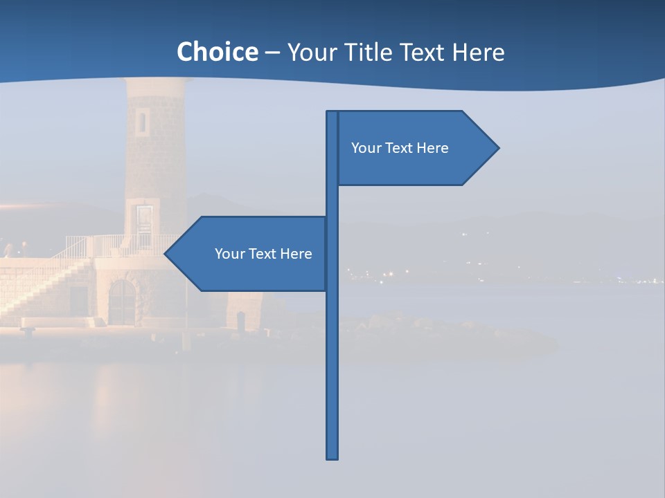 Waves Spotlight Tourism PowerPoint Template