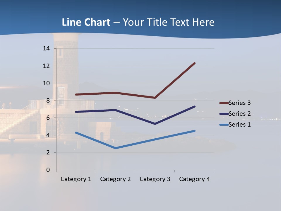 Waves Spotlight Tourism PowerPoint Template