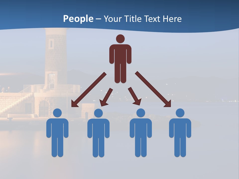 Waves Spotlight Tourism PowerPoint Template