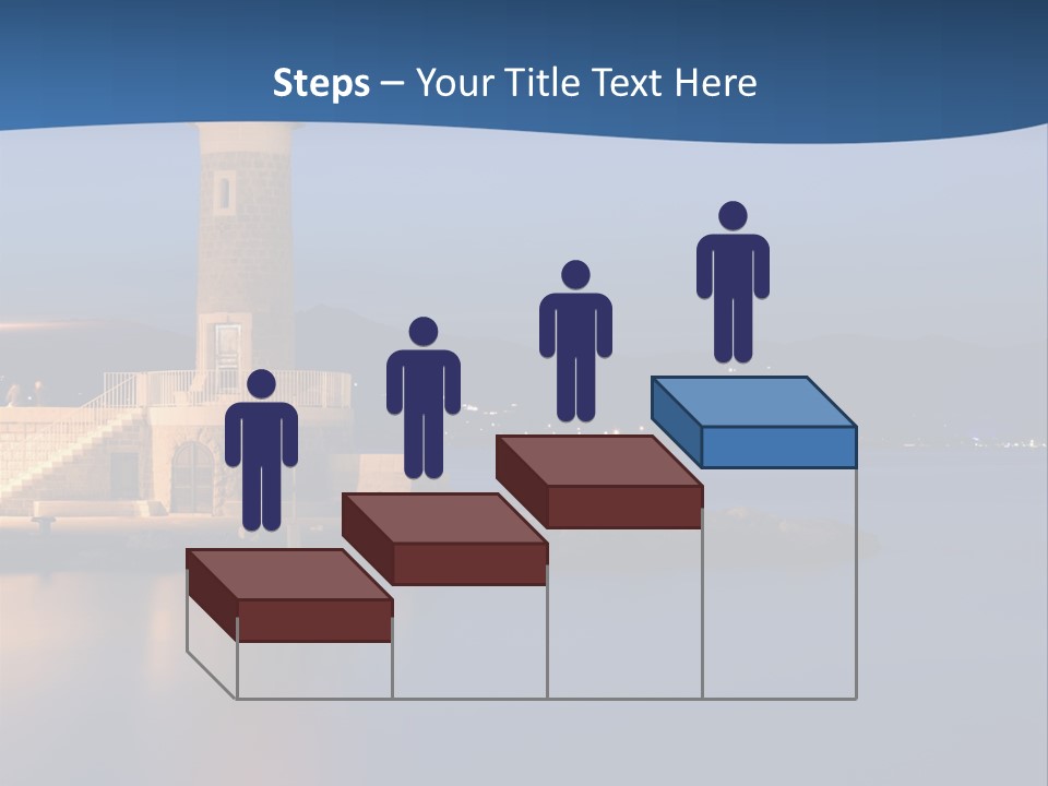 Waves Spotlight Tourism PowerPoint Template