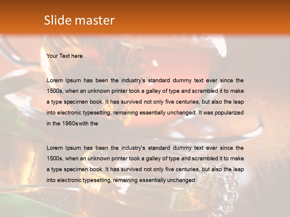 Green Healthy Refreshment PowerPoint Template