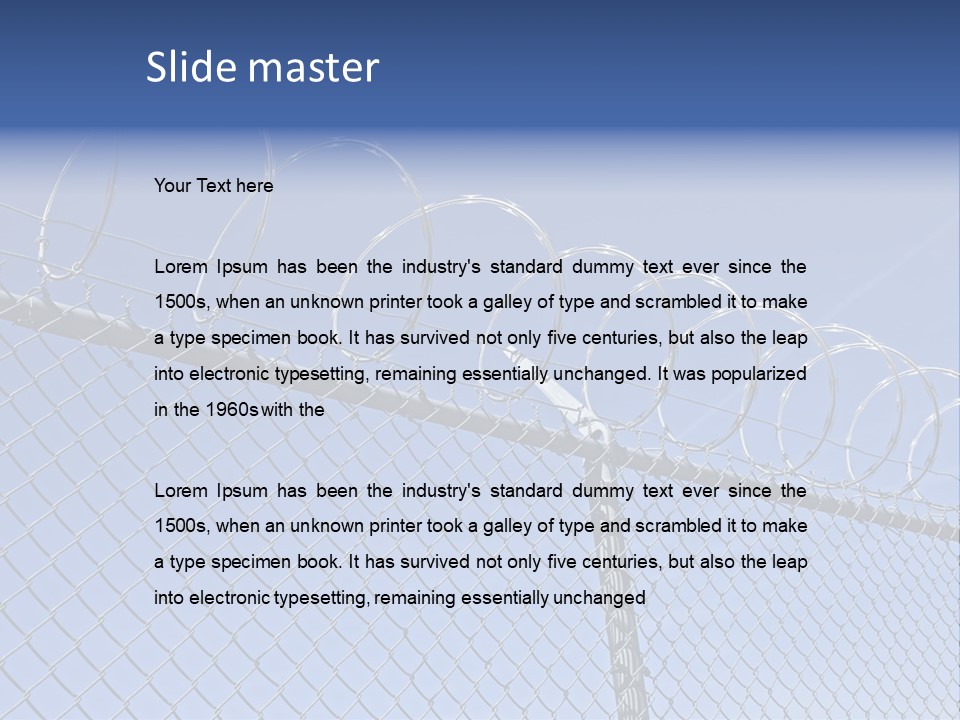 Pain Health Isolated PowerPoint Template