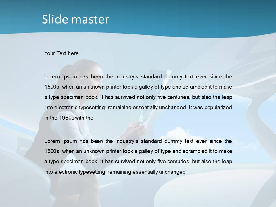 Virtual Digital Reading PowerPoint Template