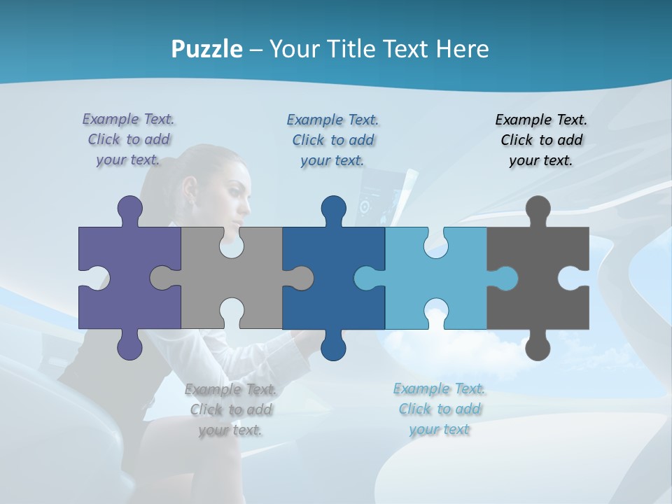 Virtual Digital Reading PowerPoint Template