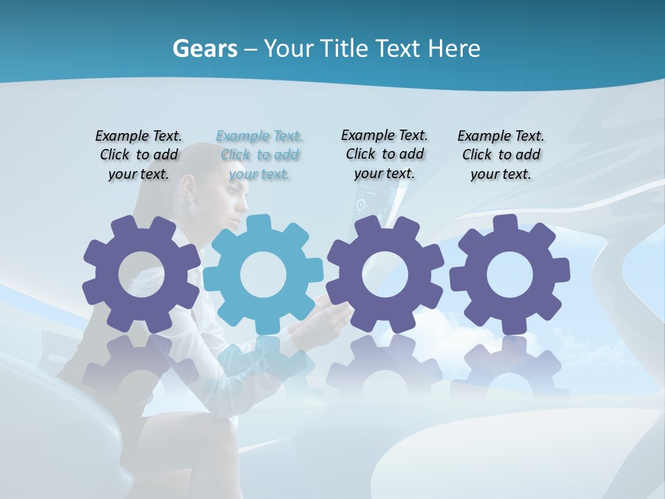 Virtual Digital Reading PowerPoint Template