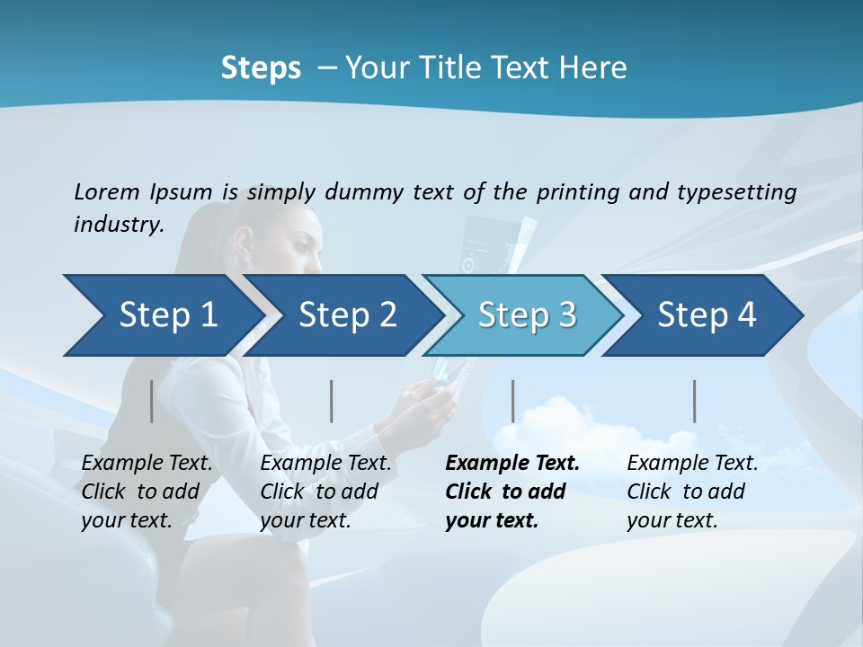 Virtual Digital Reading PowerPoint Template