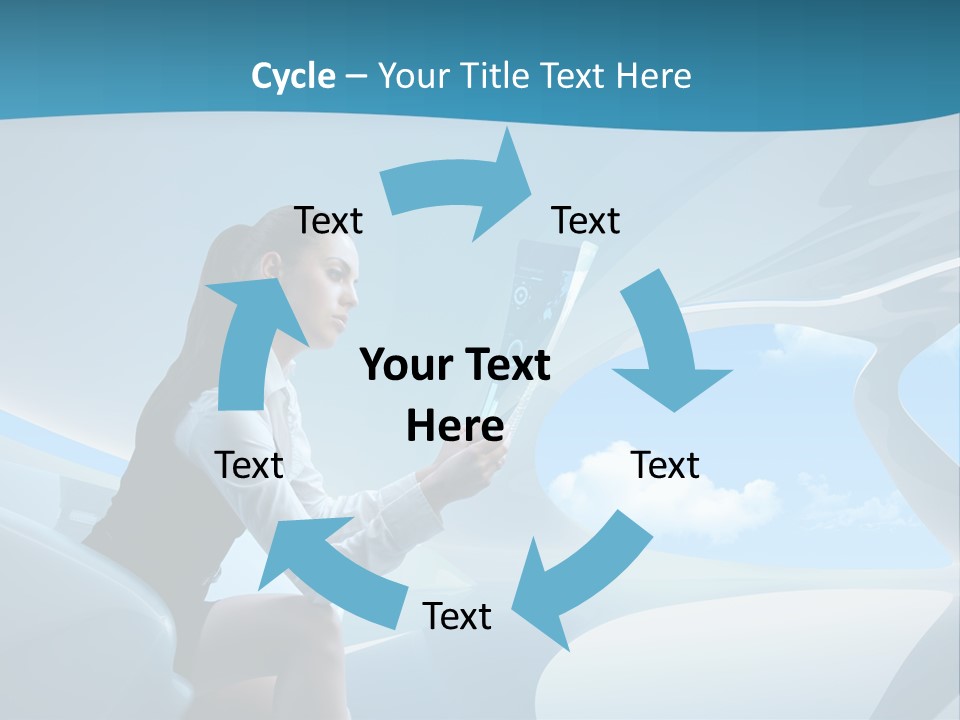 Virtual Digital Reading PowerPoint Template