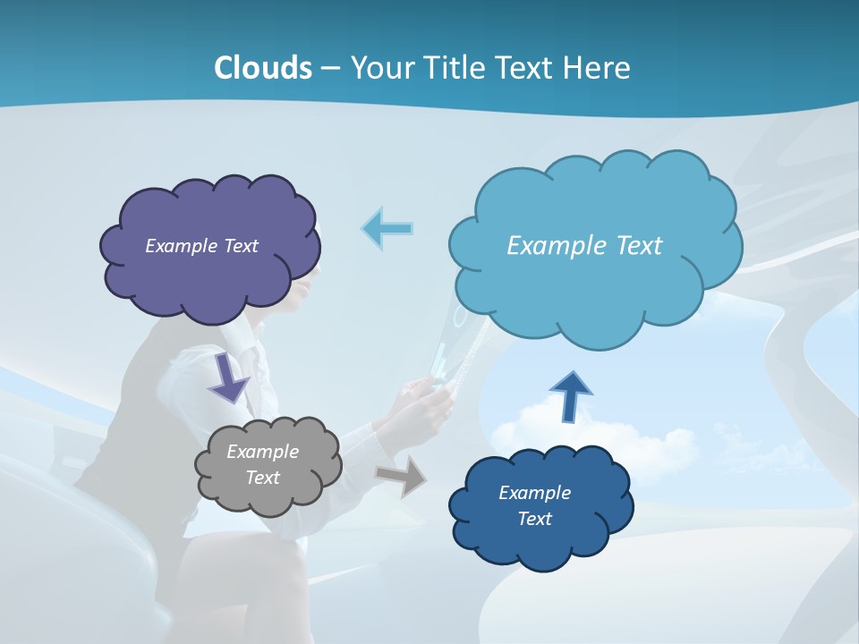 Virtual Digital Reading PowerPoint Template