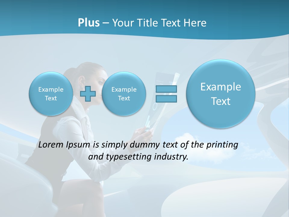 Virtual Digital Reading PowerPoint Template