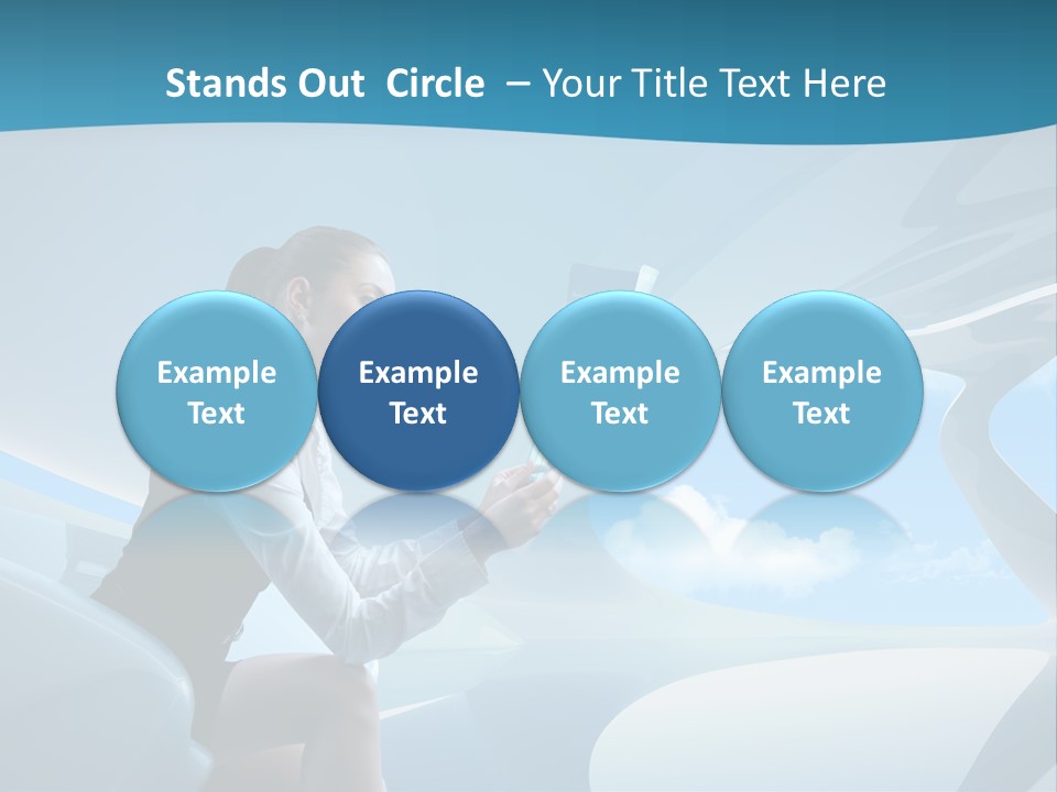 Virtual Digital Reading PowerPoint Template